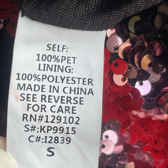 Jade Sky Sequin Trousers Womens Small Striped Rainbow Sparkly Festival Party - Picture 6 of 12